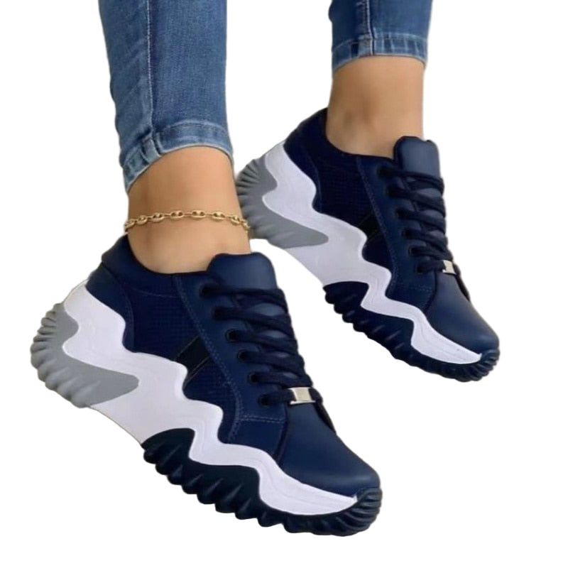 Summer Women's Sneakers Thick Bottom Canvas Casual Shoes