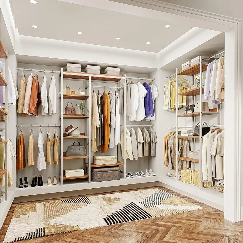 Adjustable Heavy-Duty Closet Organizer System