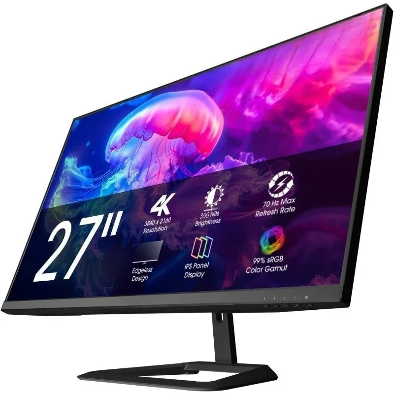 IPS 27-inch 4K Monitor with Built-in Speakers