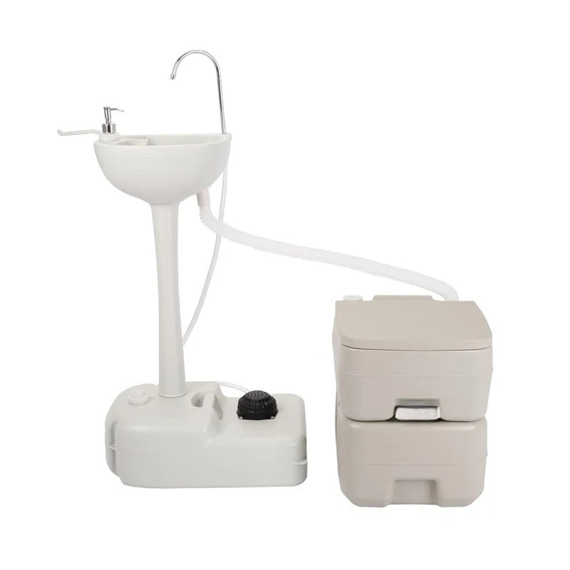 Complete 5-Gallon Hand Washing and 5.3-Gallon Flushing Station