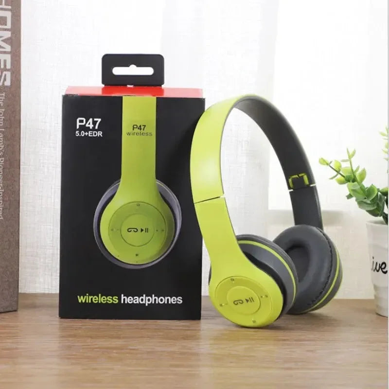 P47 Bluetooth 5.0 Wireless Headphones