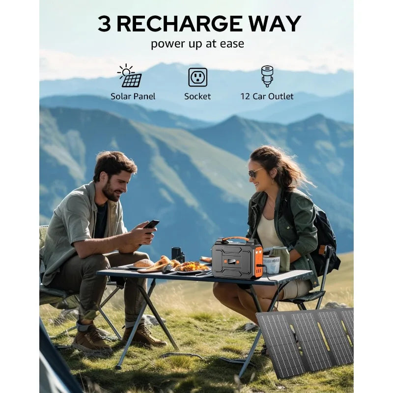 200W Peak Solar Powered Generator