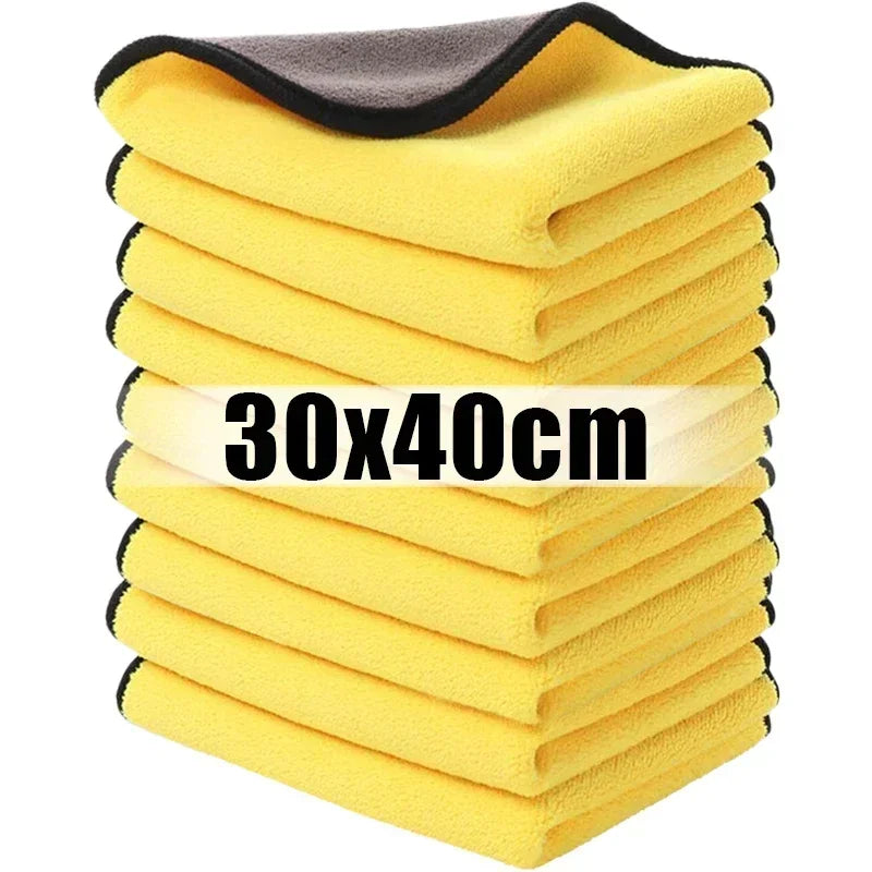 3/5/10Pcs Car Wash Microfiber Towel