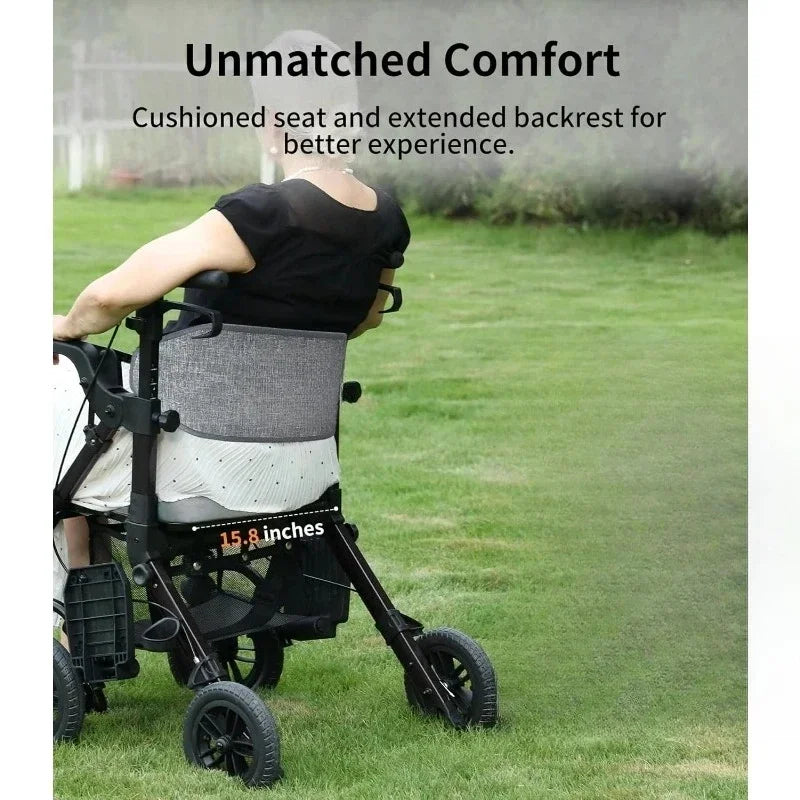 Rollator Walkers for Seniors with Seat