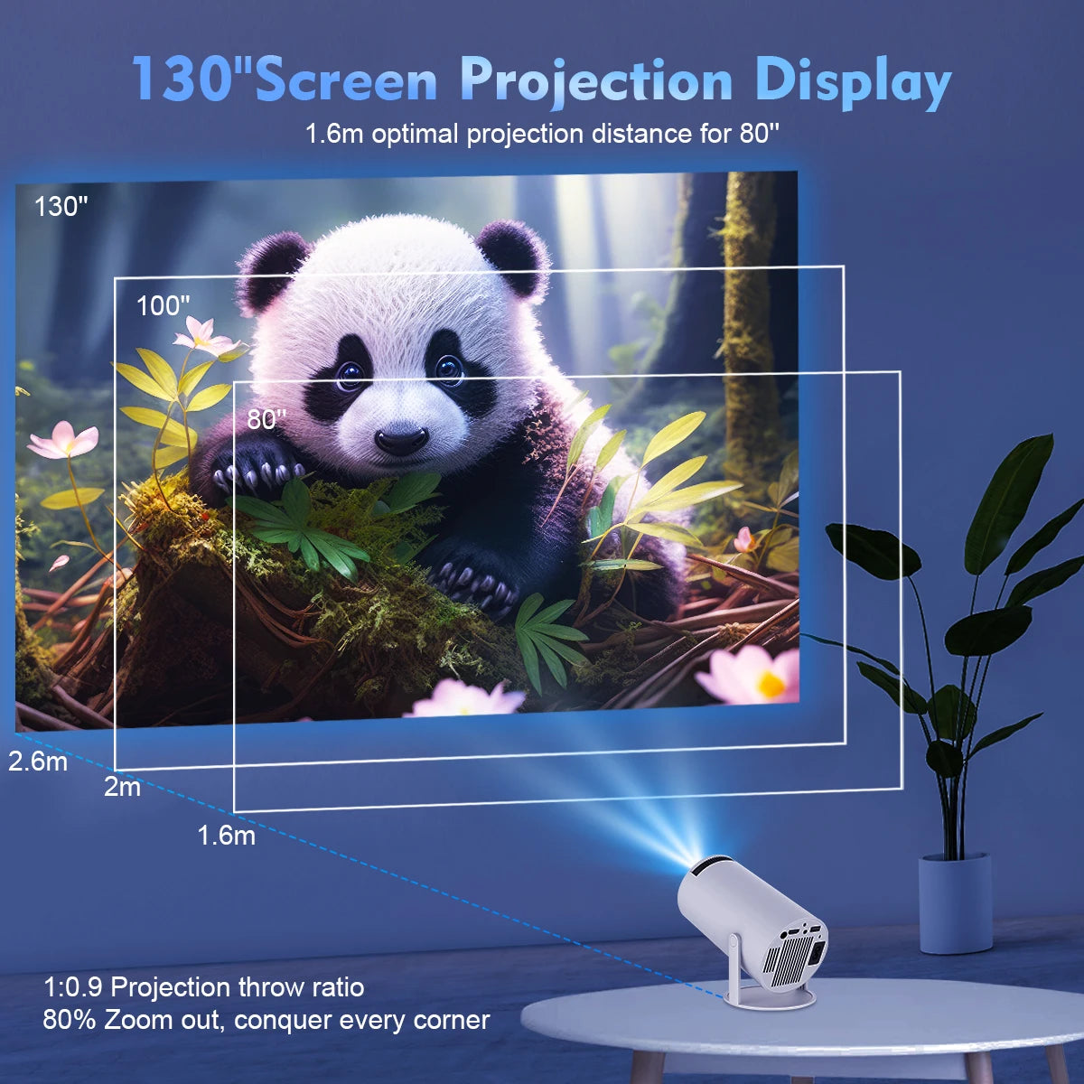 Magcubic HY300 Pro+ 4K WiFi6 Projector