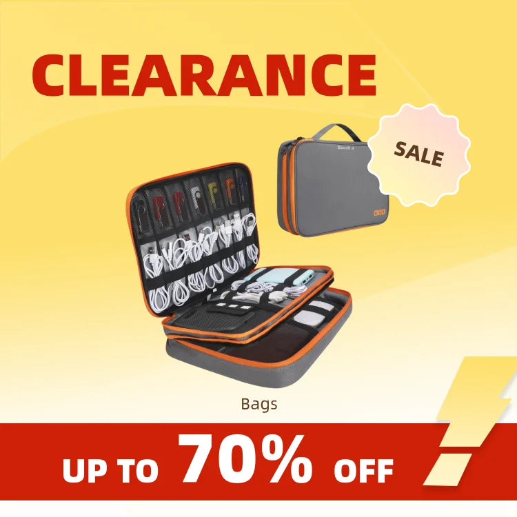 Portable Electronic Accessories Travel Case