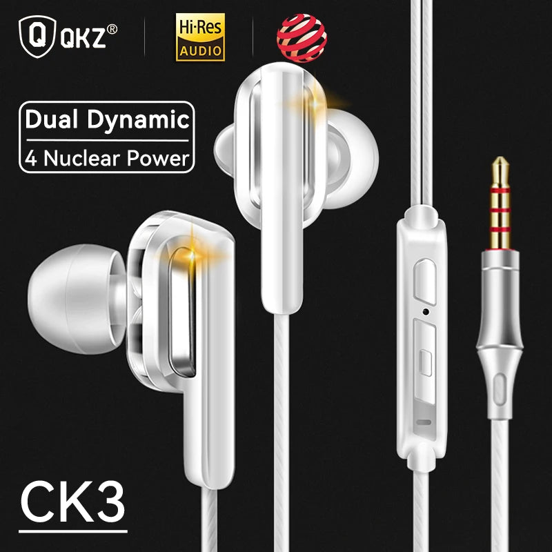 Original QKZ AK6 In-Ear Earphones