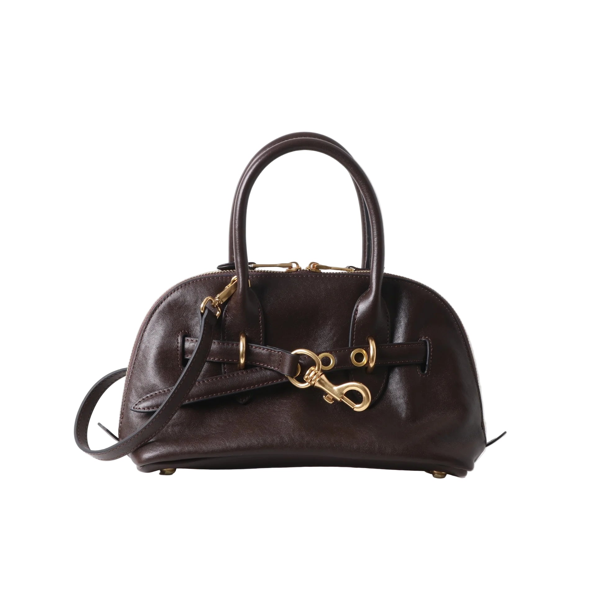 Top-Layer Vegetable-Tanned Sheepskin Handbag