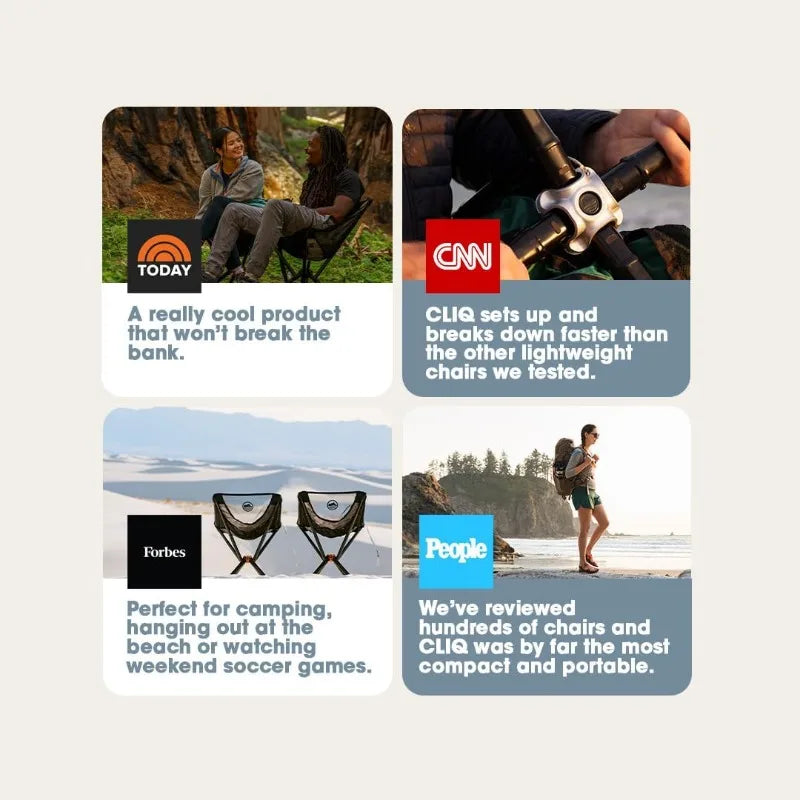 Lightweight, Compact, and Durable Portable Chair