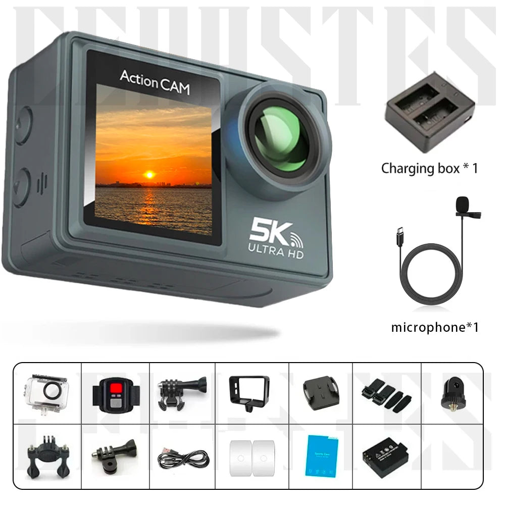 WiFi Sports Camera with Electronic Stabilizer Action Cam
