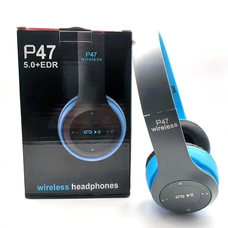 P47 Bluetooth 5.0 Wireless Headphones
