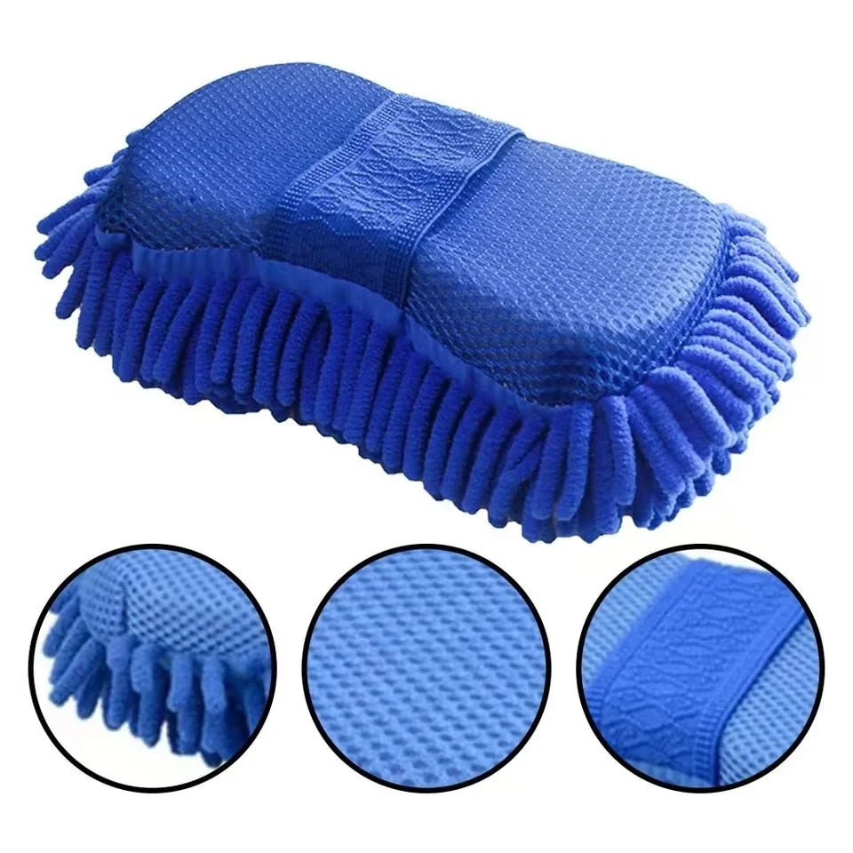 Car Wash Glove Microfiber Chenille Car Wash Sponge
