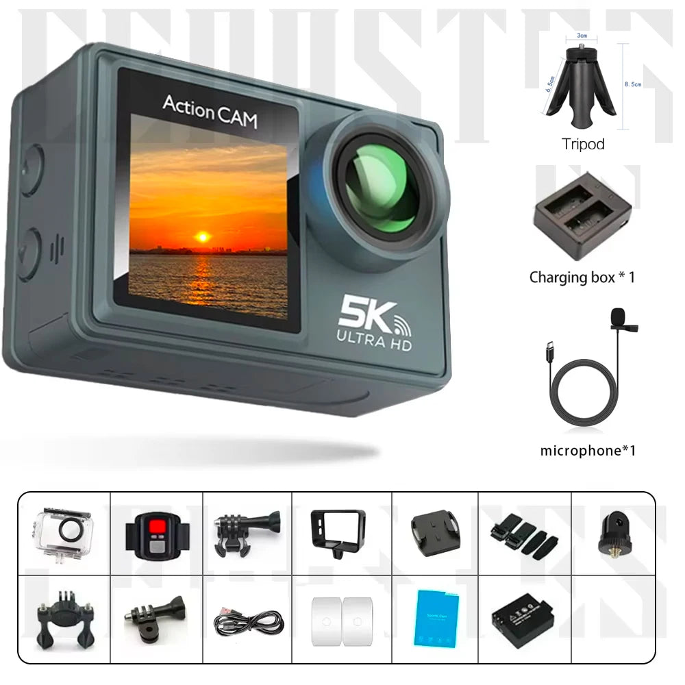 WiFi Sports Camera with Electronic Stabilizer Action Cam