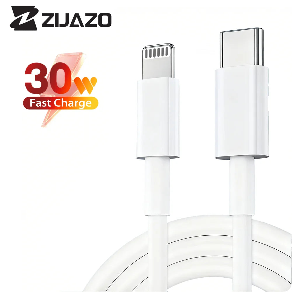 30W Type C to Lighting Fast Charging Cable