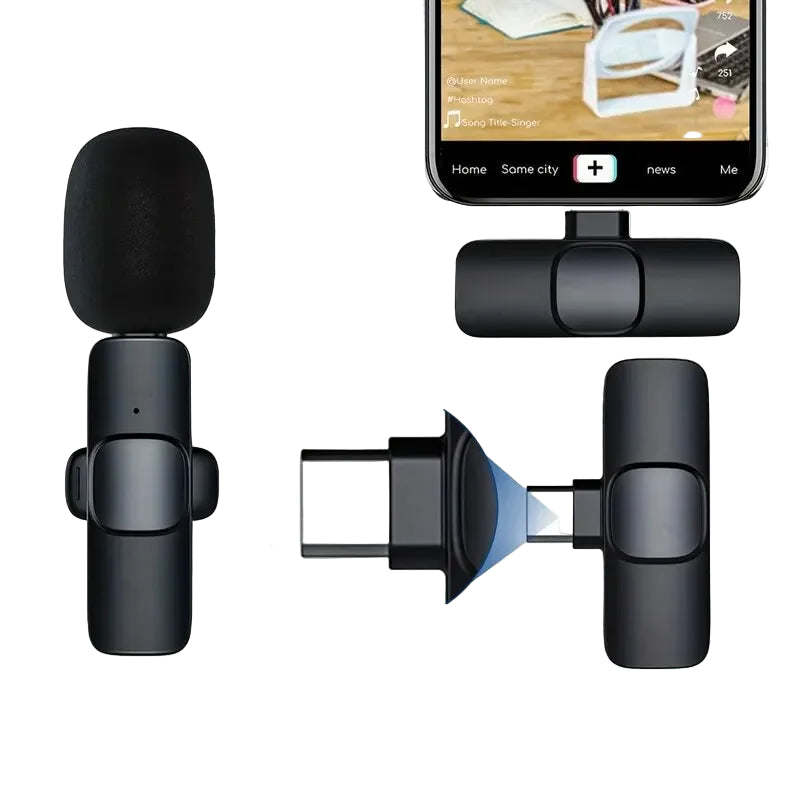 Type-C Wireless Lavalier Microphone