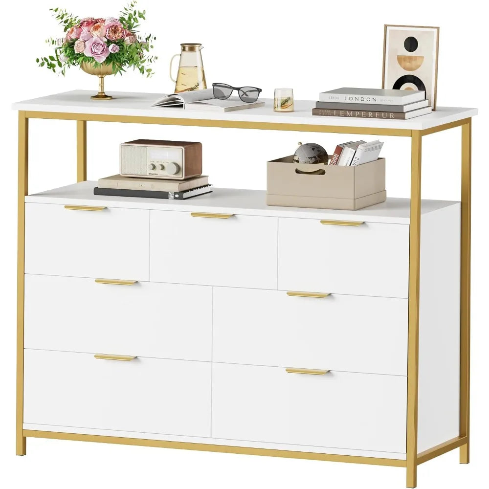 Modern 7-Drawer Dresser