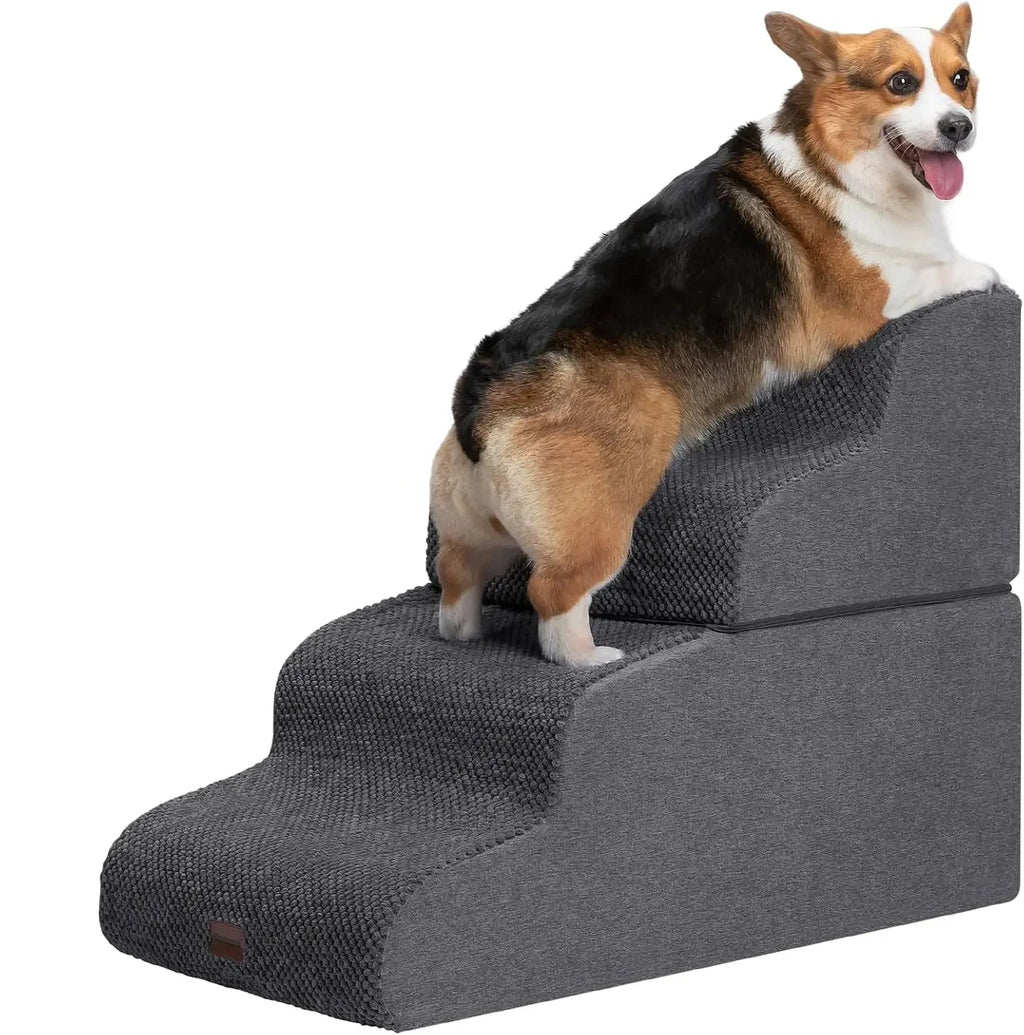 4-Step Foldable Pet Stairs for Small Dogs & Cats