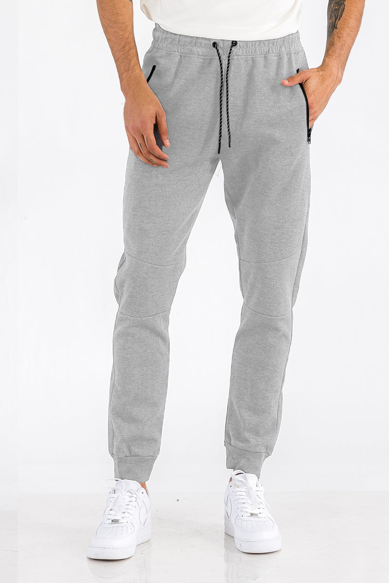 Heathered cotton sweats