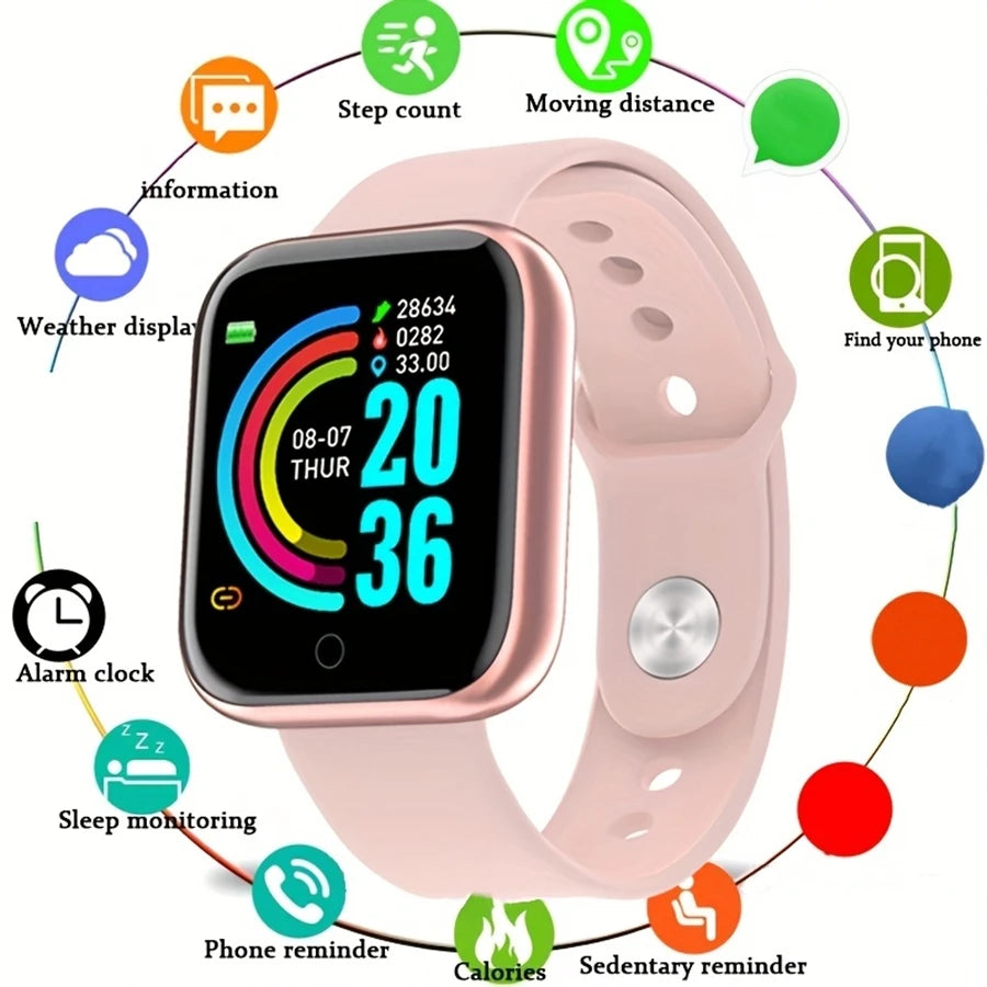 Fitness Monitor, Message Alerts, and Activity Smartwatch