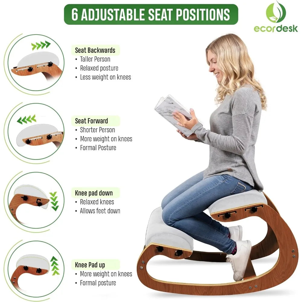 Ergonomic Adjustable Kneeling Chair