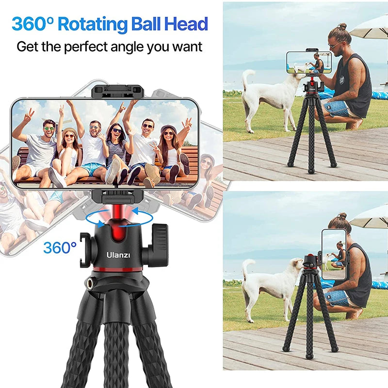 2 in 1 MT-33 Flexible Octopus Tripod for Phone Camera