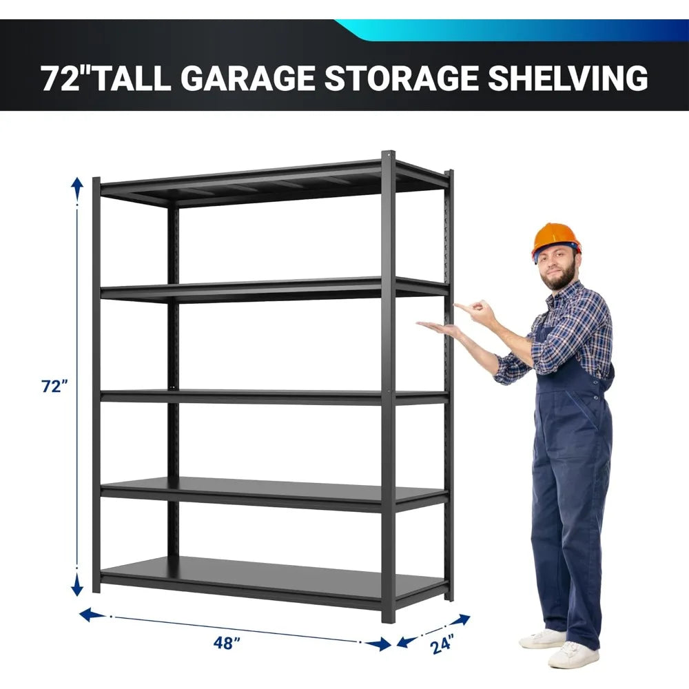 5-Tier Heavy Duty Garage Shelving