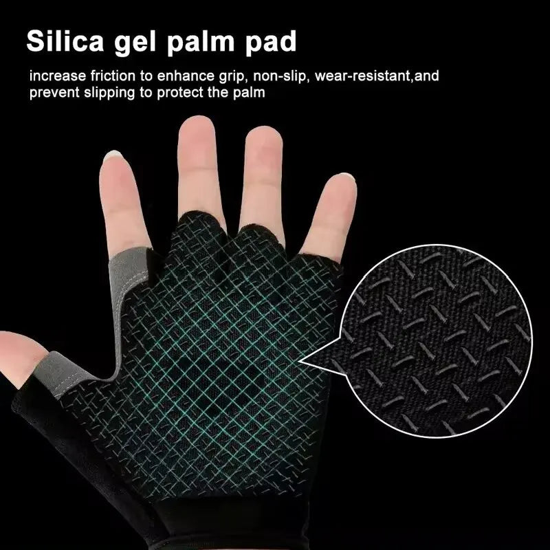 Unisex Sports Half Finger Gloves