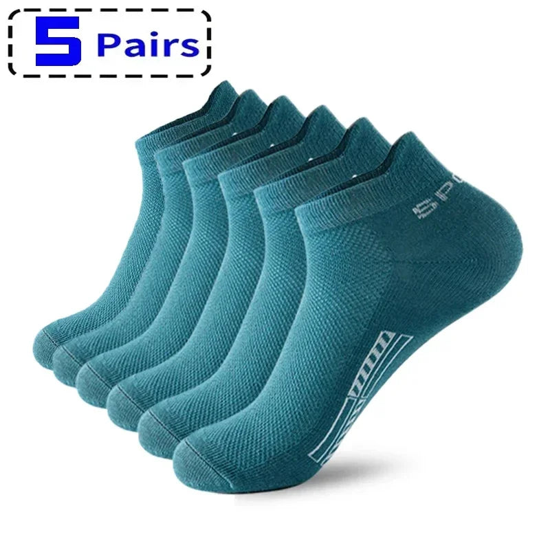5 Pairs Organic Cotton Men’s Ankle Socks