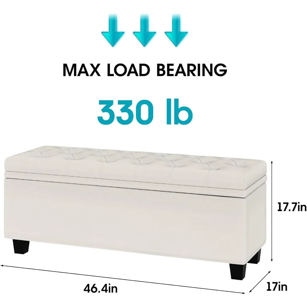 Storage Ottoman Bench with Lift-Top