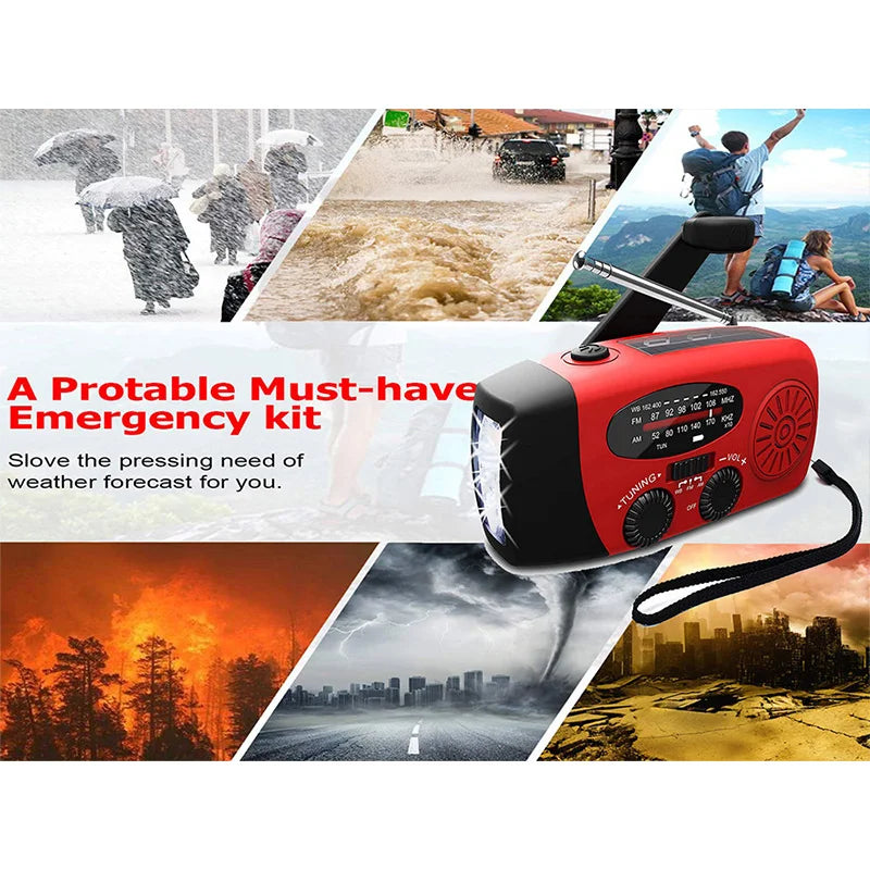 Multifunctional Emergency Radio Stay Powered & Prepared