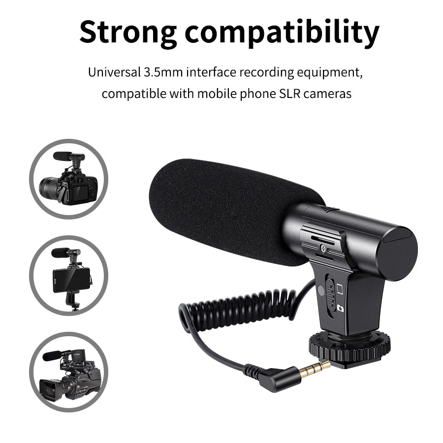 Plug & Play for Phone Video Recording Microphone