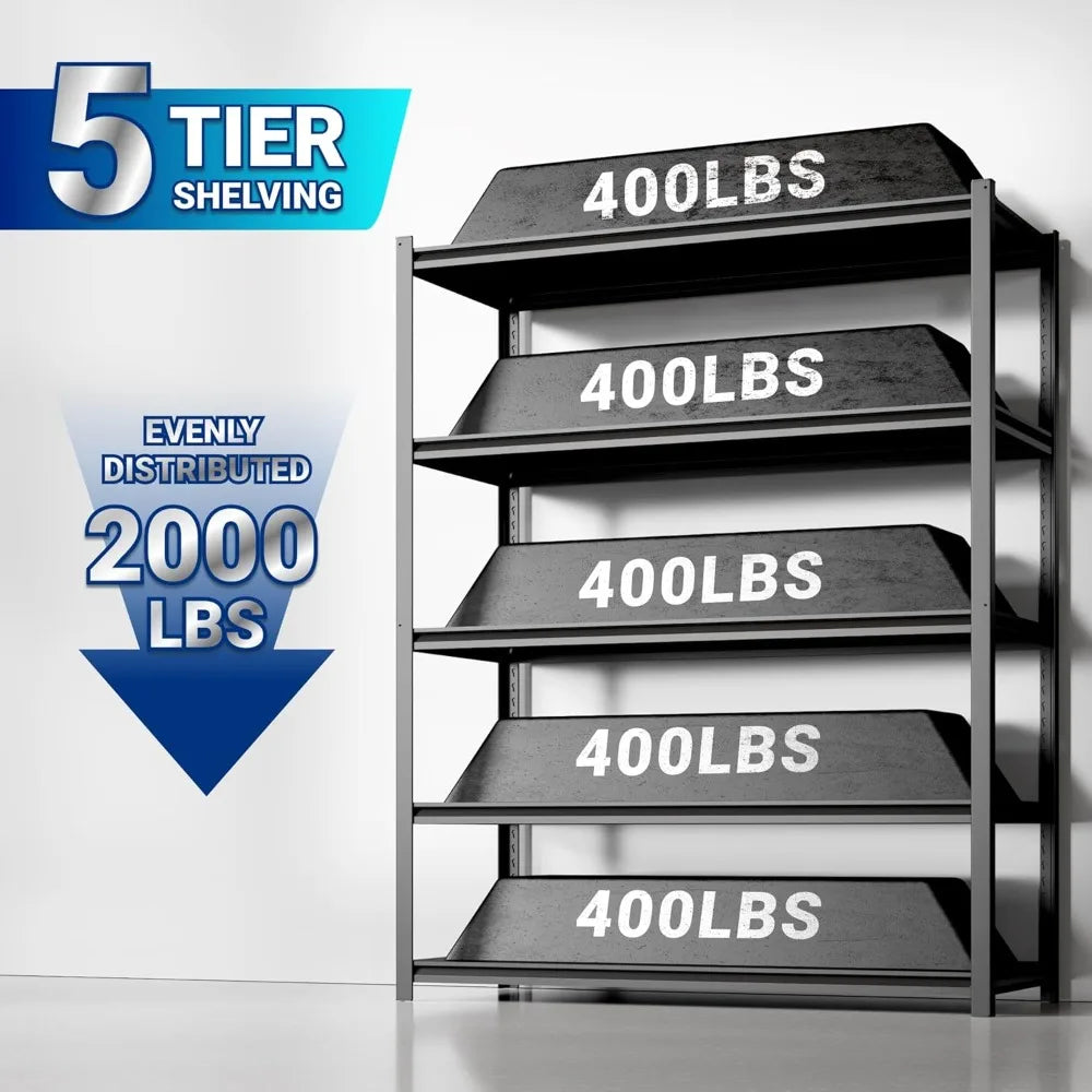 5-Tier Heavy Duty Garage Shelving