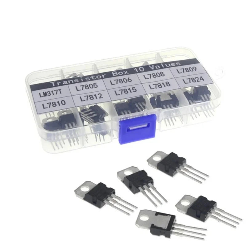 LM317T & L78XX Voltage Regulator & Transistor Assortment Kit