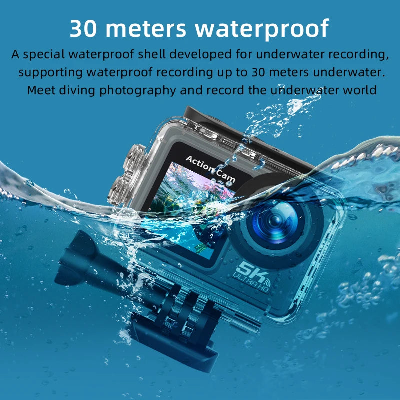 WiFi Sports Camera with Electronic Stabilizer Action Cam