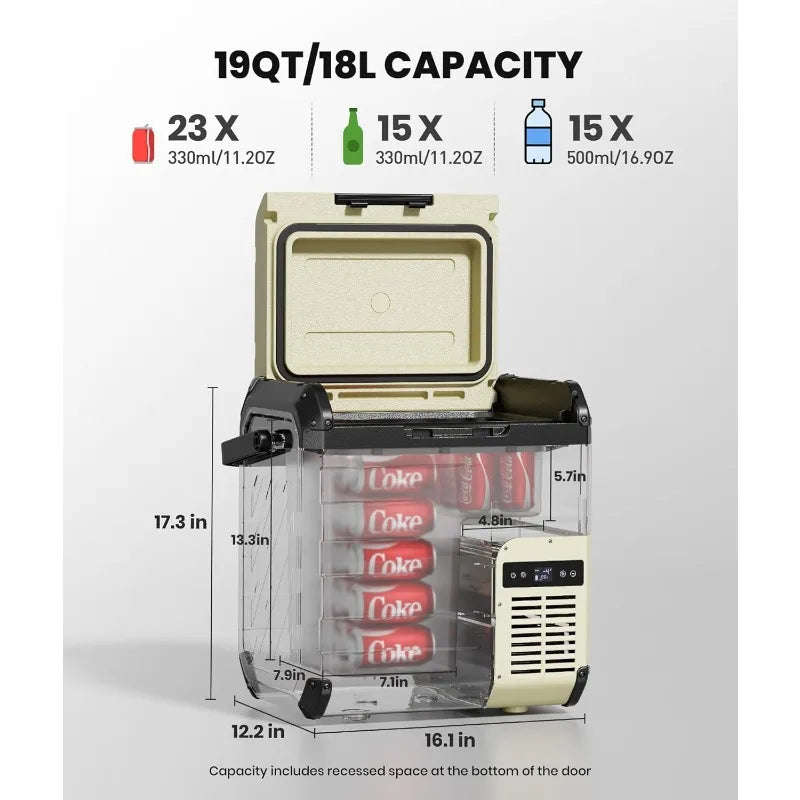 12V Car Refrigerator & Portable Freezer