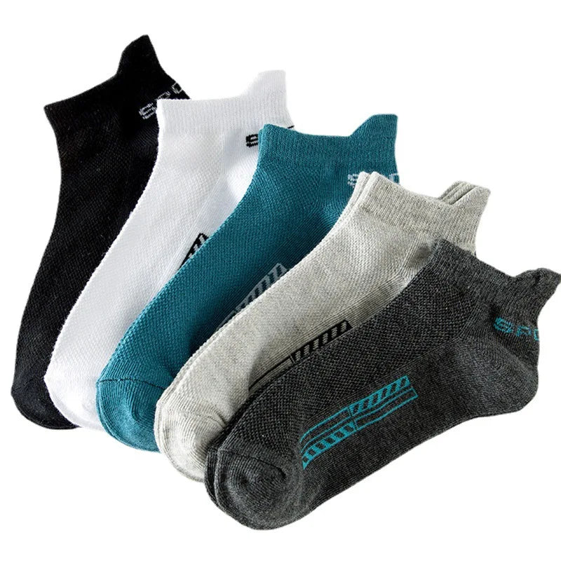 5 Pairs Organic Cotton Men’s Ankle Socks
