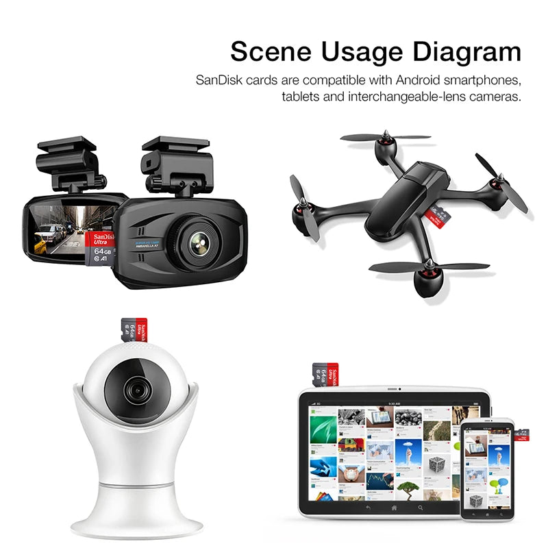 64GB 16GB 32GB Memory Card