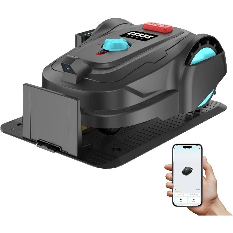 GPS & 3D Visual Navigation App Controlled Lawn Mower