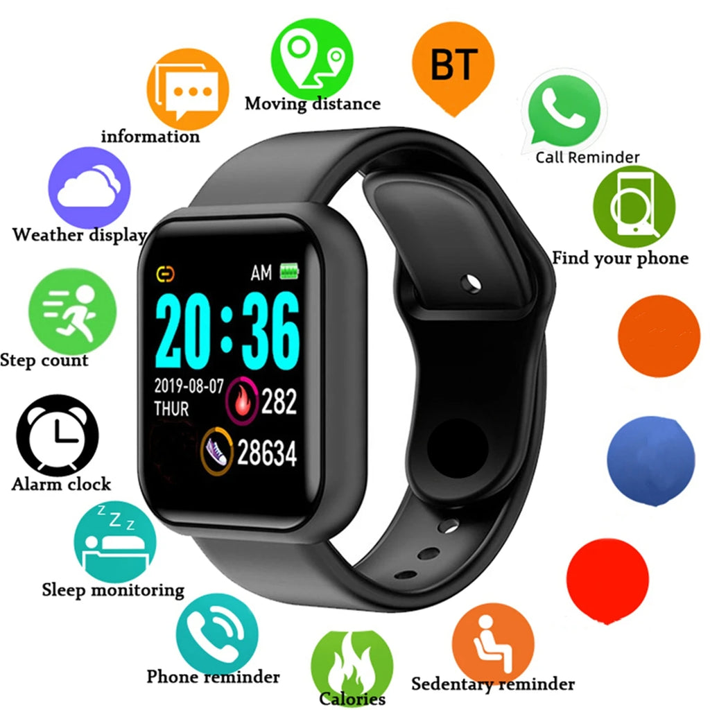 Fitness Monitor, Message Alerts, and Activity Smartwatch